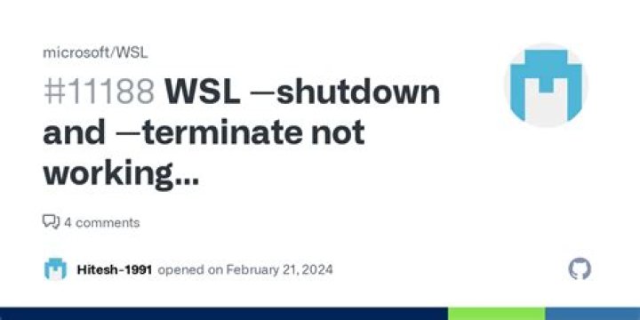 WSL No Shutdown