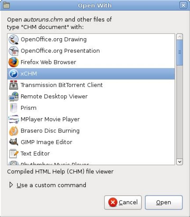 xCHM can't open any of chm file