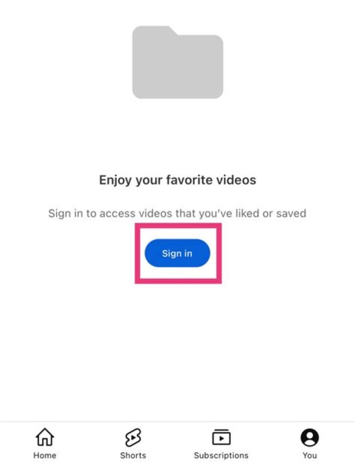 youtube account